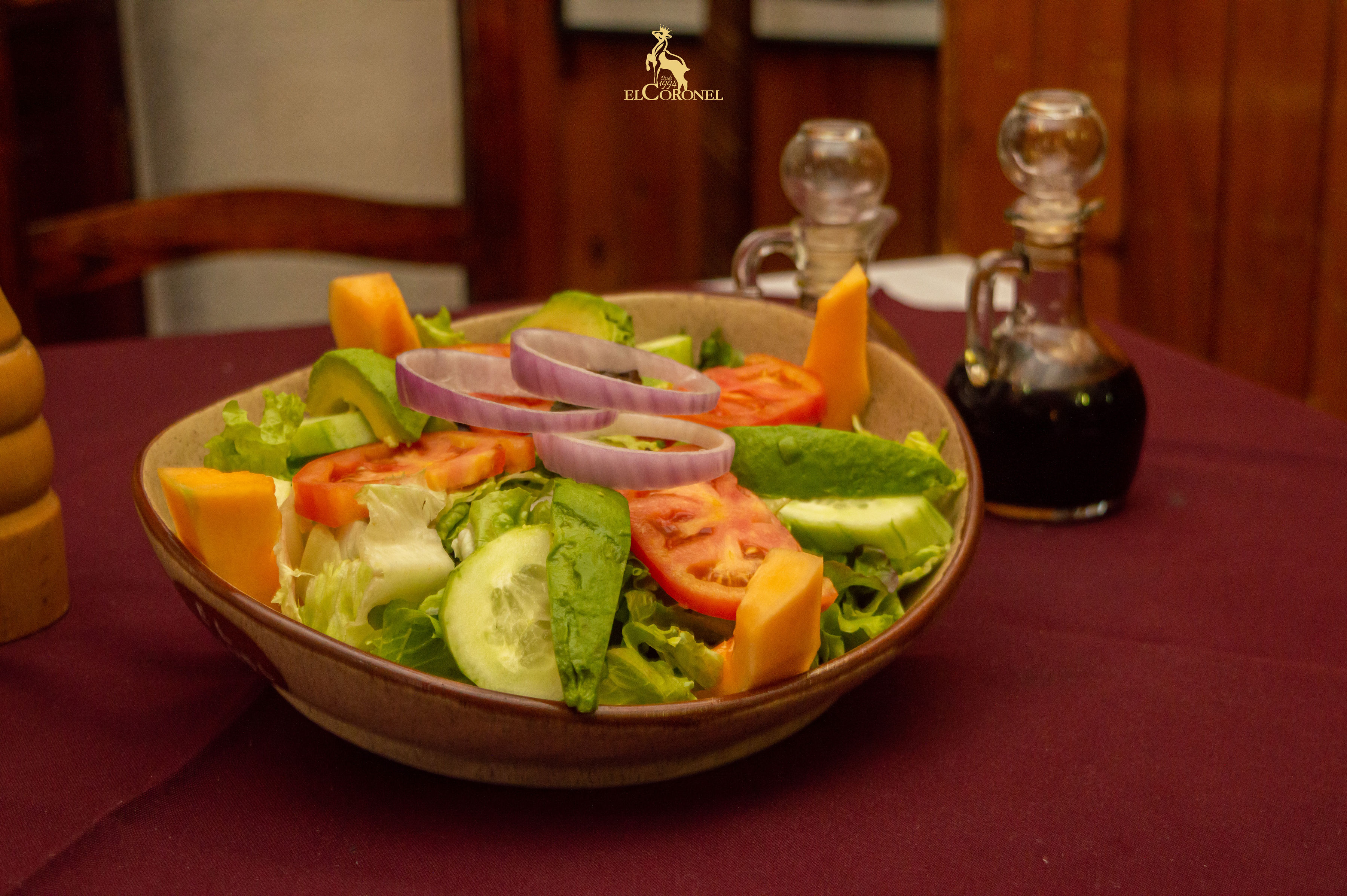 Ensalada Mixta – Restaurante El Coronel, Ocoyoacac
