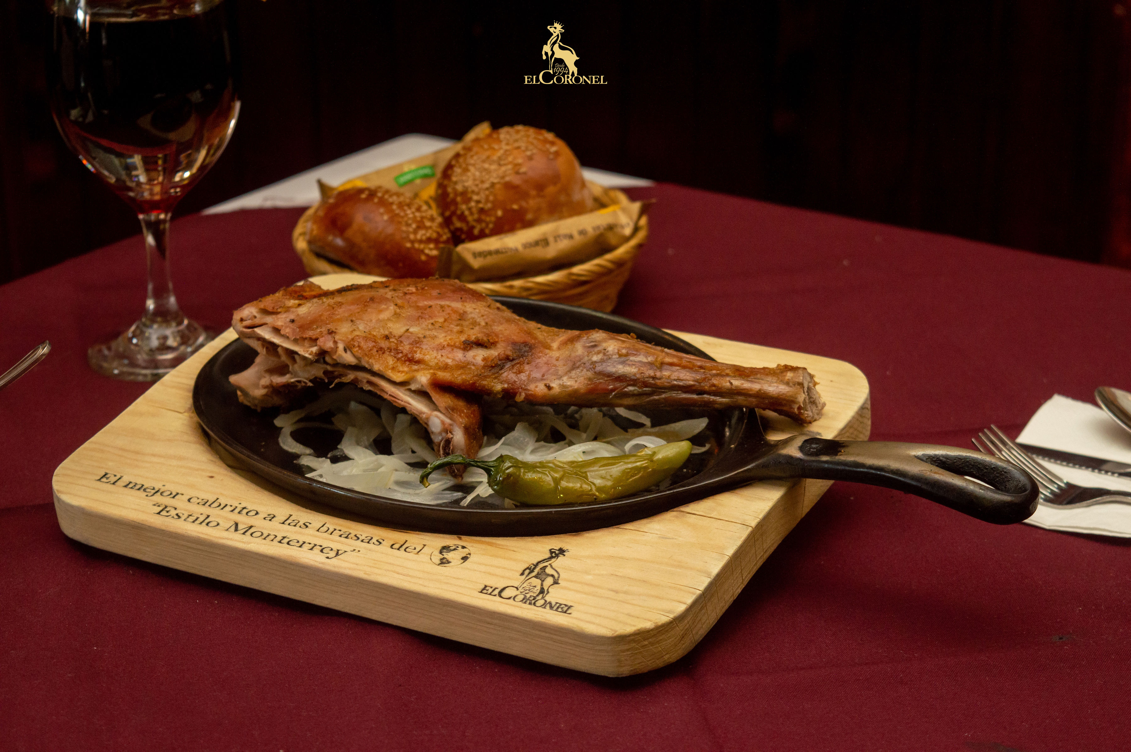 Espaldilla de Cabrito – Restaurante El Coronel, Ocoyoacac