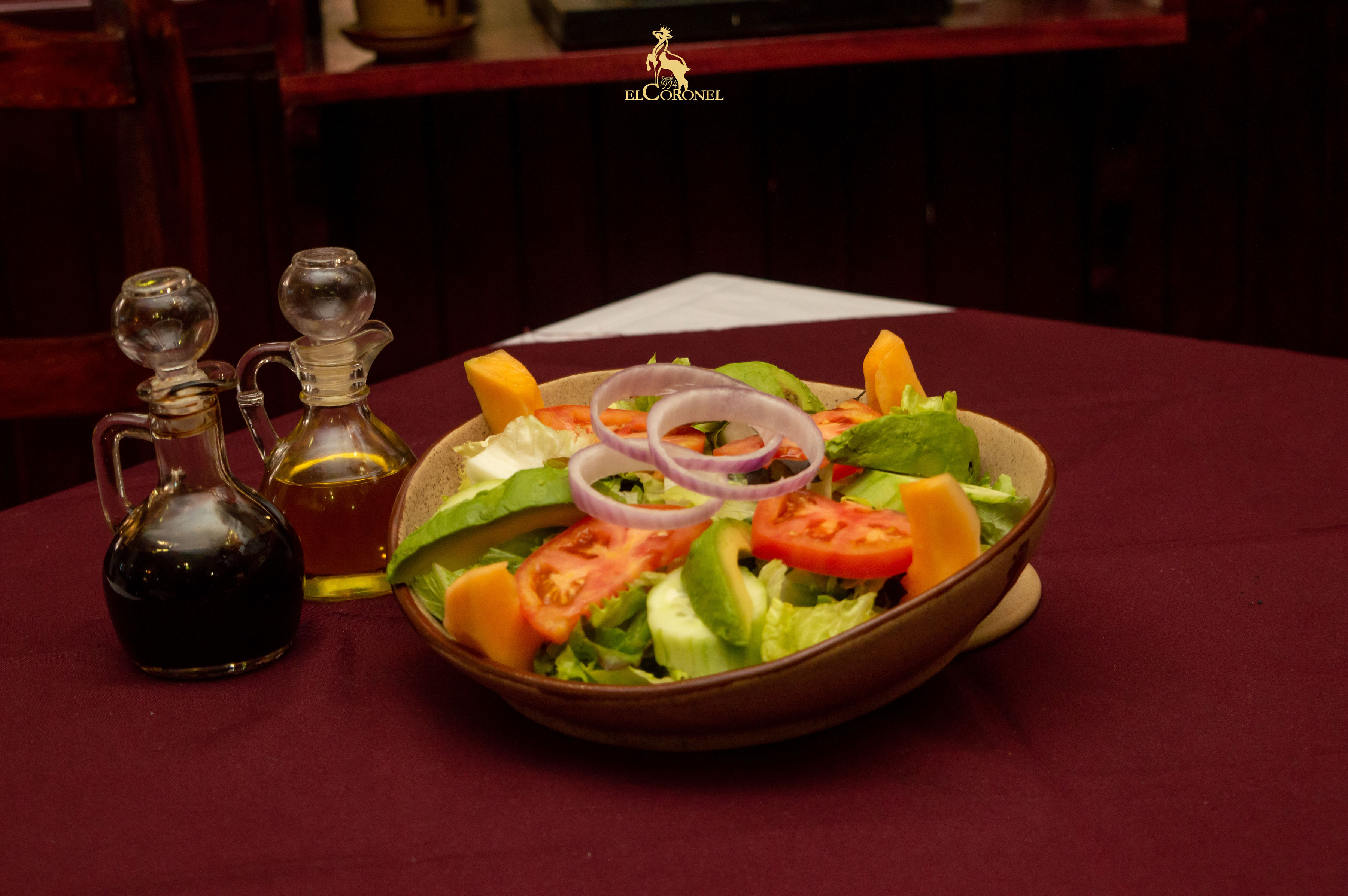 Ensalada Mixta Chica – Restaurante El Coronel, Ocoyoacac