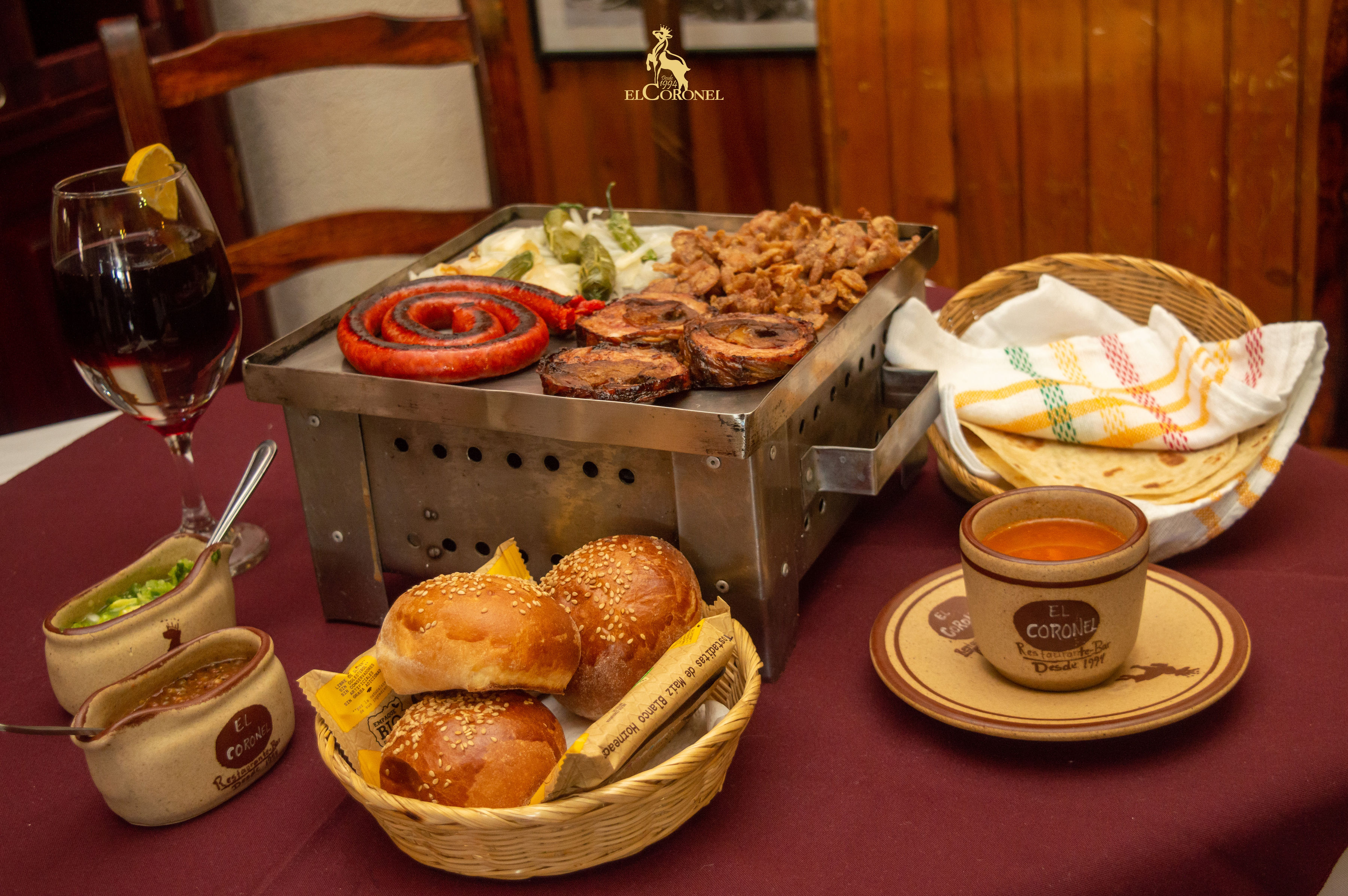 Parrilla de Botanas – Restaurante El Coronel, Ocoyoacac