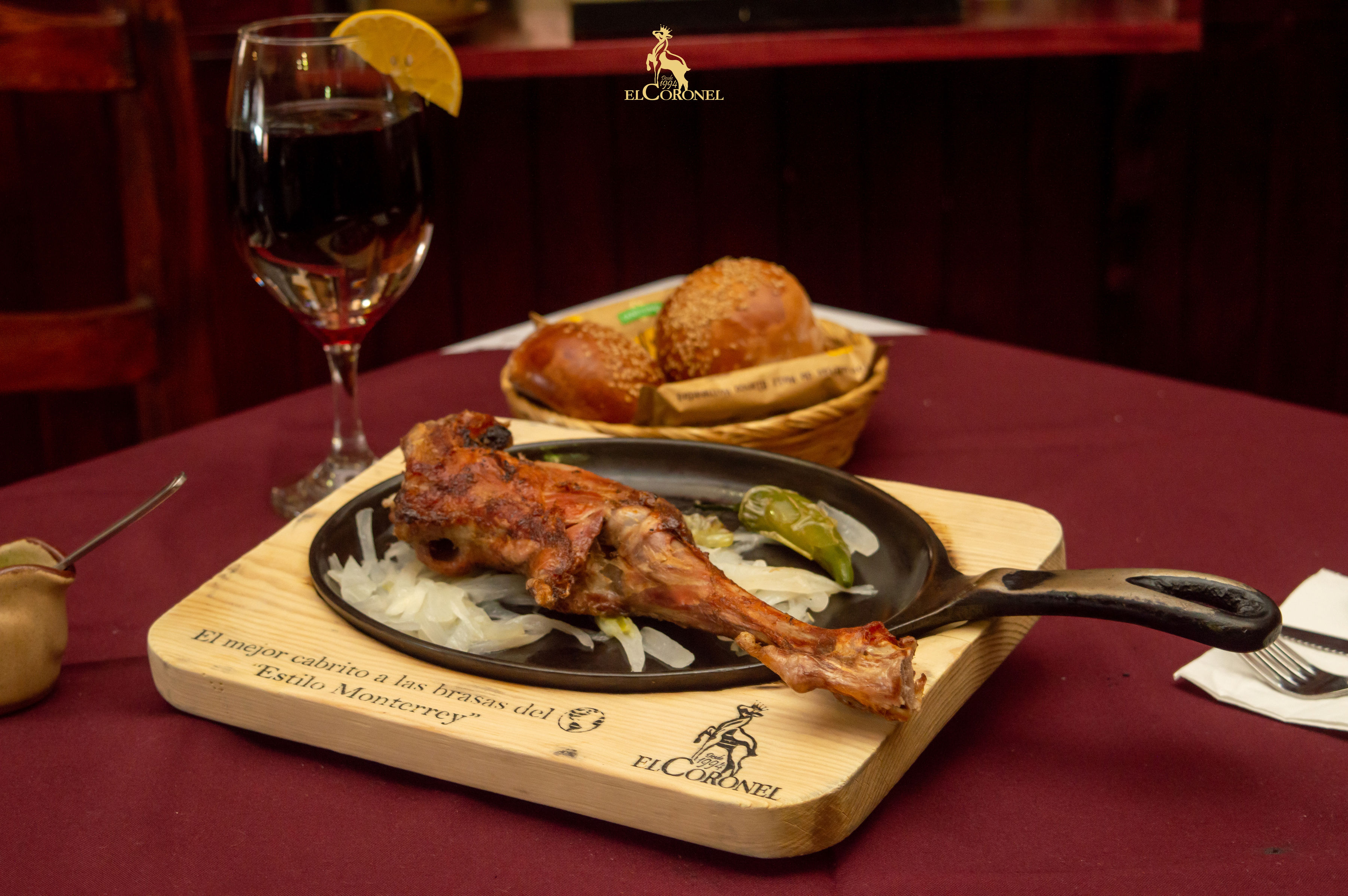 Pierna de Cabrito – Restaurante El Coronel, Ocoyoacac