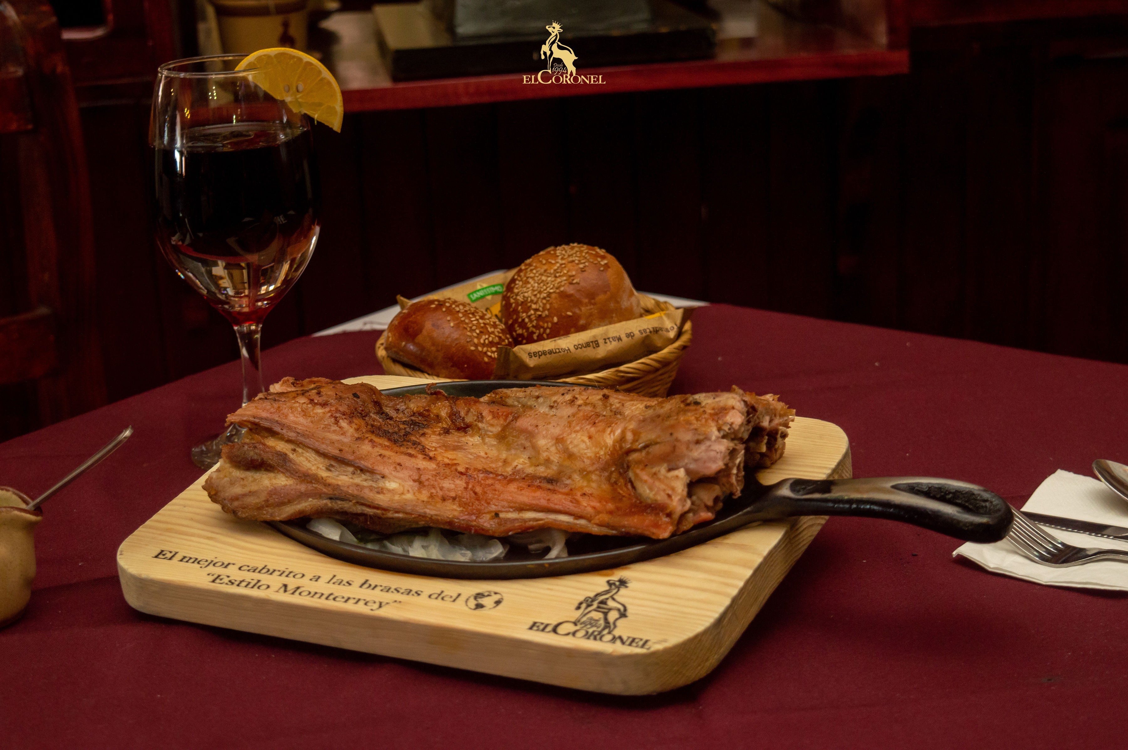 Riñonada de Cabrito – Restaurante El Coronel, Ocoyoacac